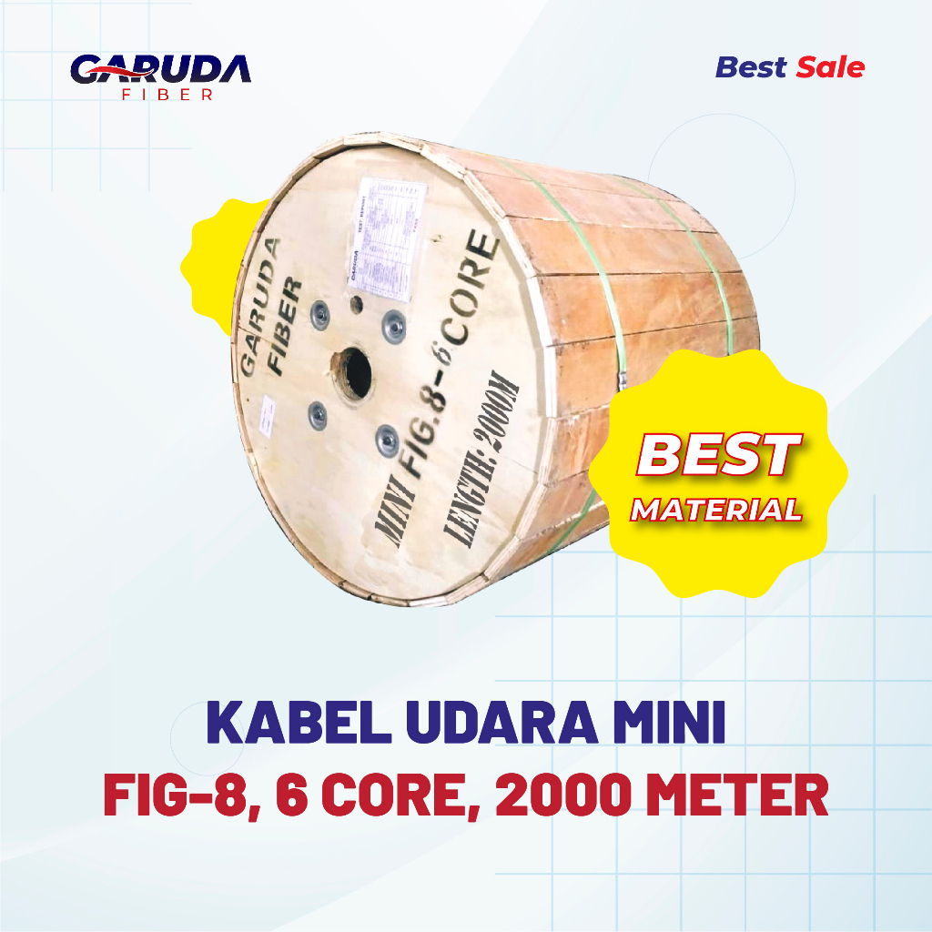 Jual GARUDA MINI 4,2mm Kabel Udara Fig-8 (6 core) G6522D - 2.000meter ...