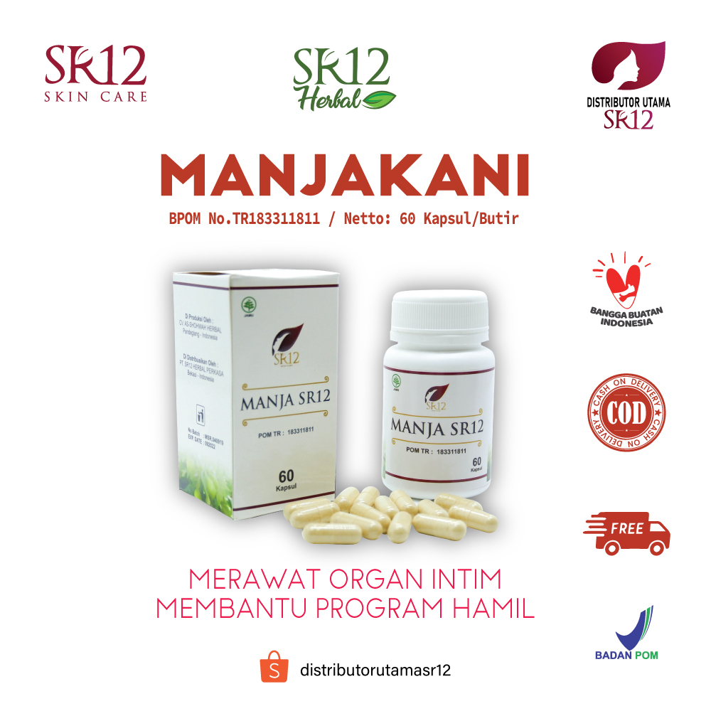 Jual Manjakani Sr12 Herbal Merapatkan Miss V Obat Keputihan Kista