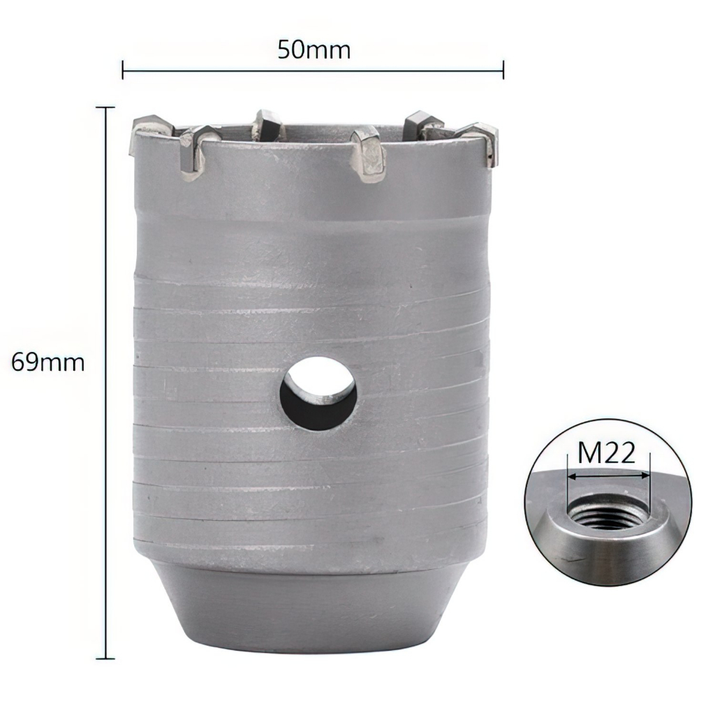 Jual Allefix Mata Bor Bobok Tembok Beton Hollow Core Drill Bit 30-100MM ...