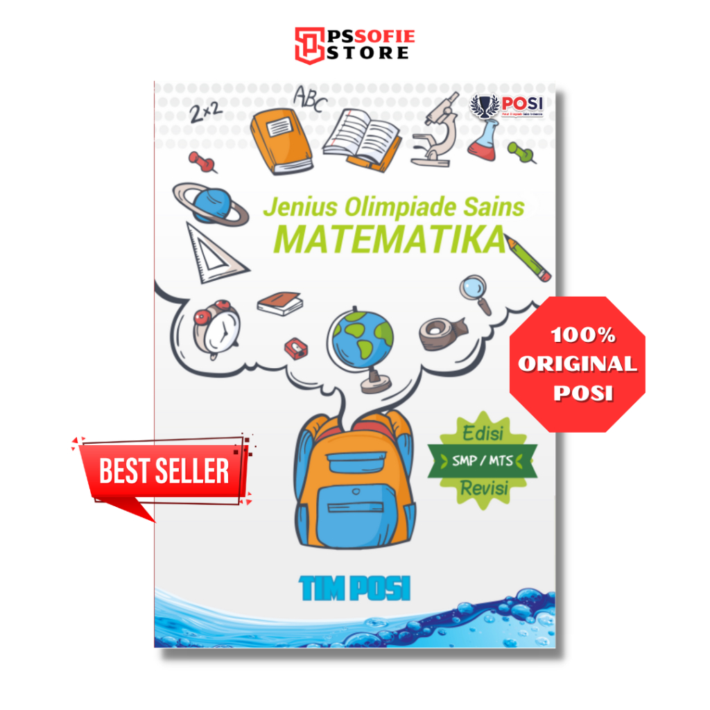 Jual Buku Olimpiade Matematika SMP/MTs POSI Jenius Olimpiade Sains ...