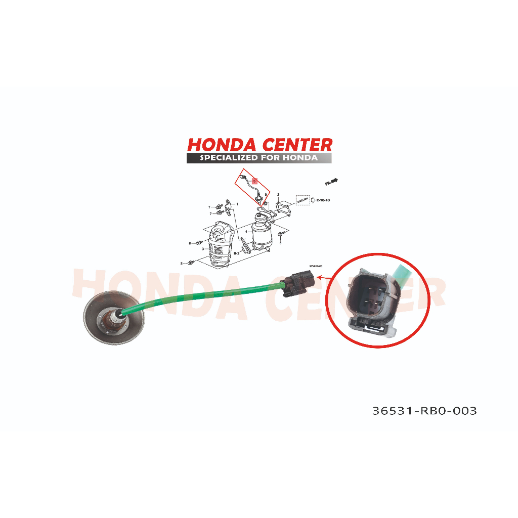 Jual Sensor Oksigen Atas Air Fuel Ratio Brio Brv Hrv Mobilio Freed Jazz ...