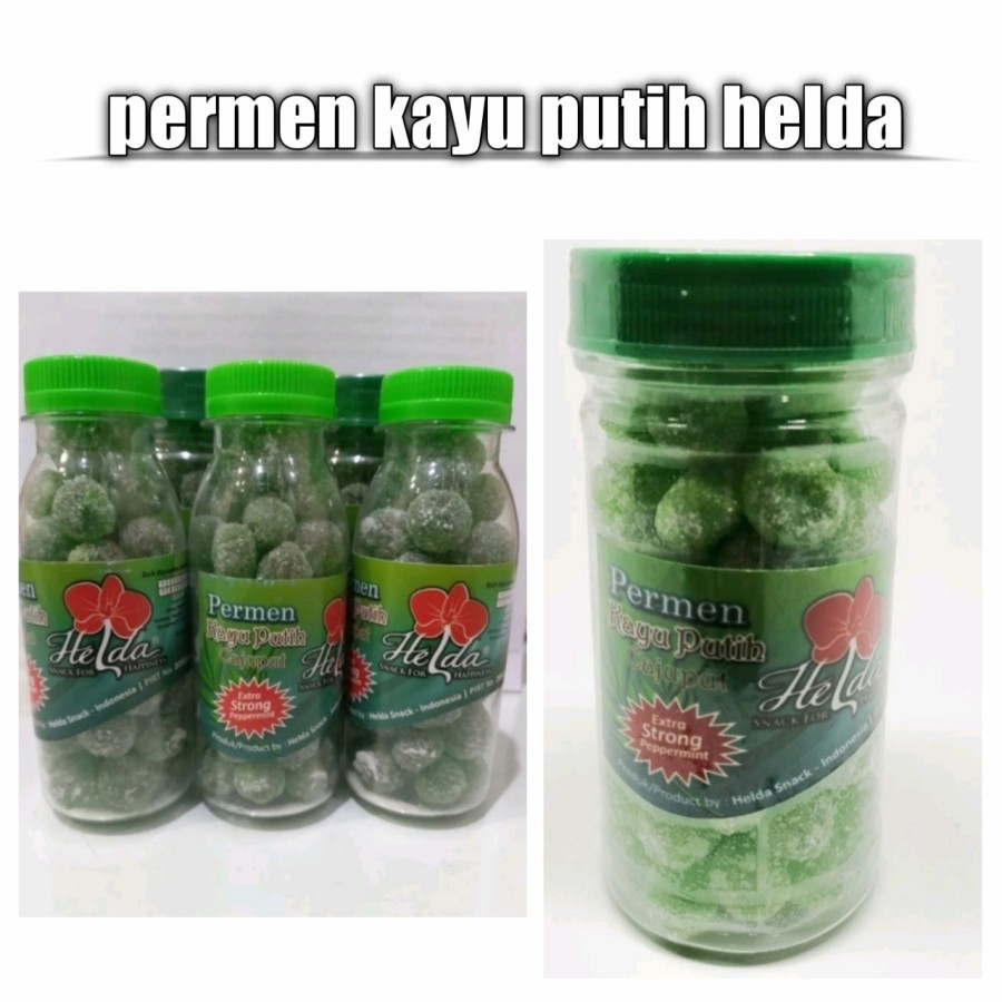 Jual Permen Minyak Kayu Putih Helda Extra Strong Peppermint | Shopee ...