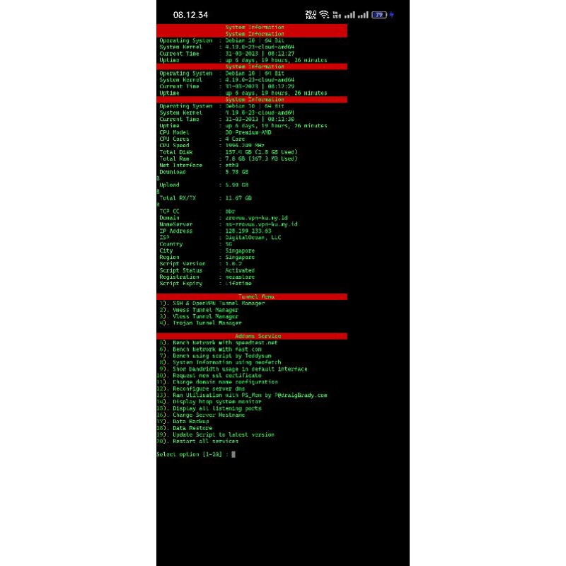 Jual SCRIPT AUTO INSTALL SSH,V2RAY,WS,TROJAN.DLL | Shopee Indonesia