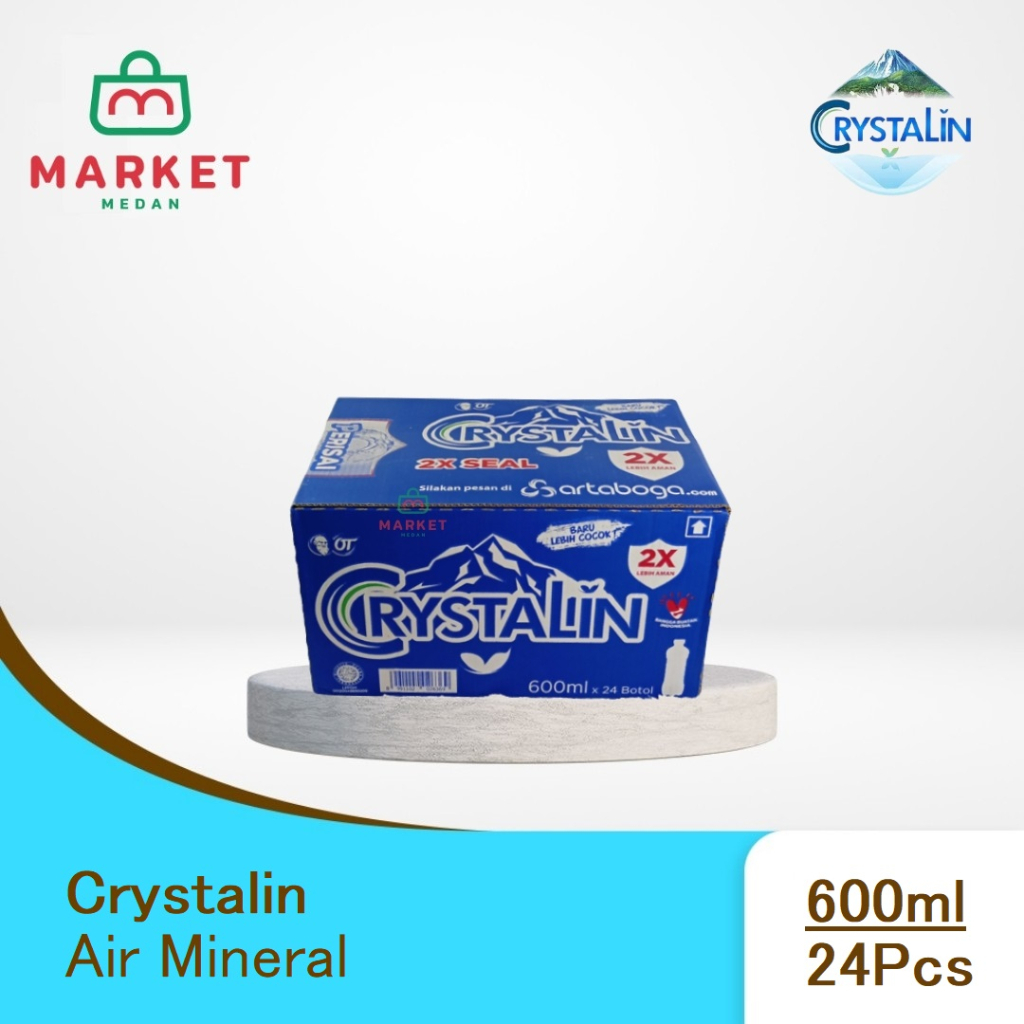 Jual Air Mineral Crystalin 600 Ml 1 Dus Isi 24 Pcs Shopee Indonesia 6794