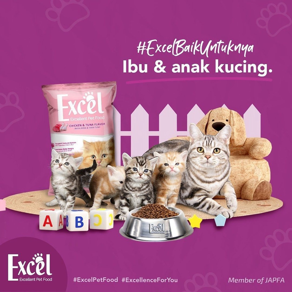 Jual EXCEL KITTEN Dryfood // PAKAN KUCING KITTEN | Shopee Indonesia