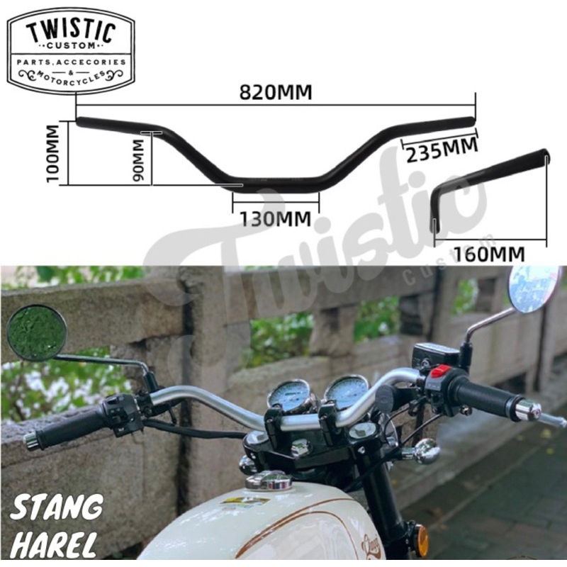 Jual Stang Stir Harel Fatbar Motor Benelli Keeway V Pullback Universal Shopee Indonesia