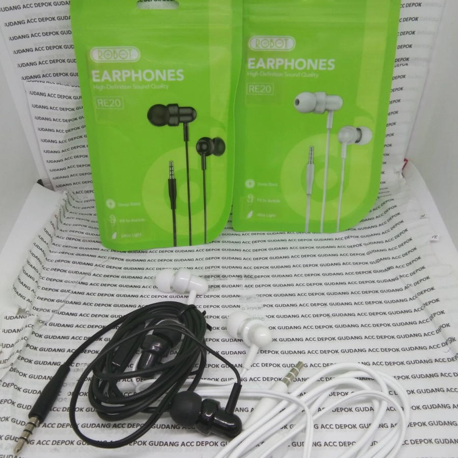 Jual Headset Robot Re Wired Se In Ear Super Bass Shopee Indonesia