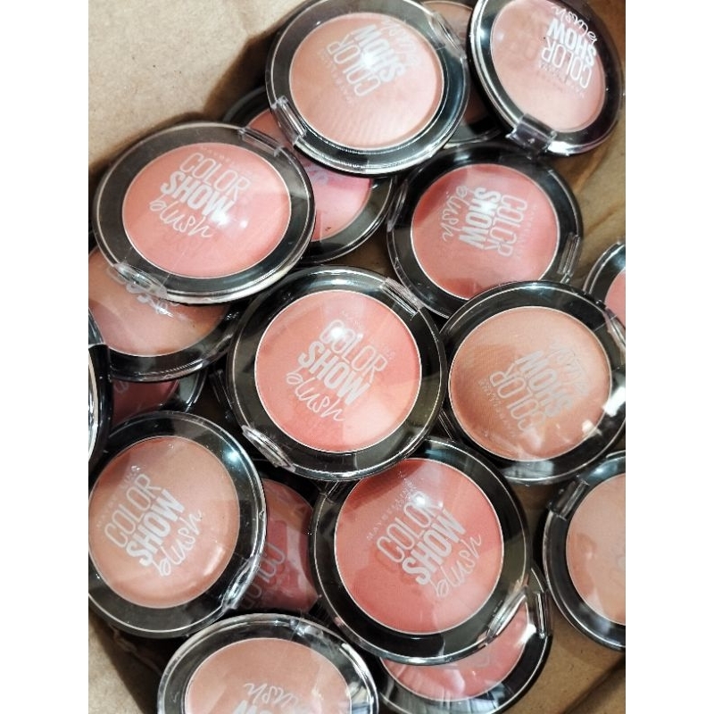 Maybelline Colour Show Blush 'Em – Palette Mit Pinsel Für Wangenfarbe & Konturierung