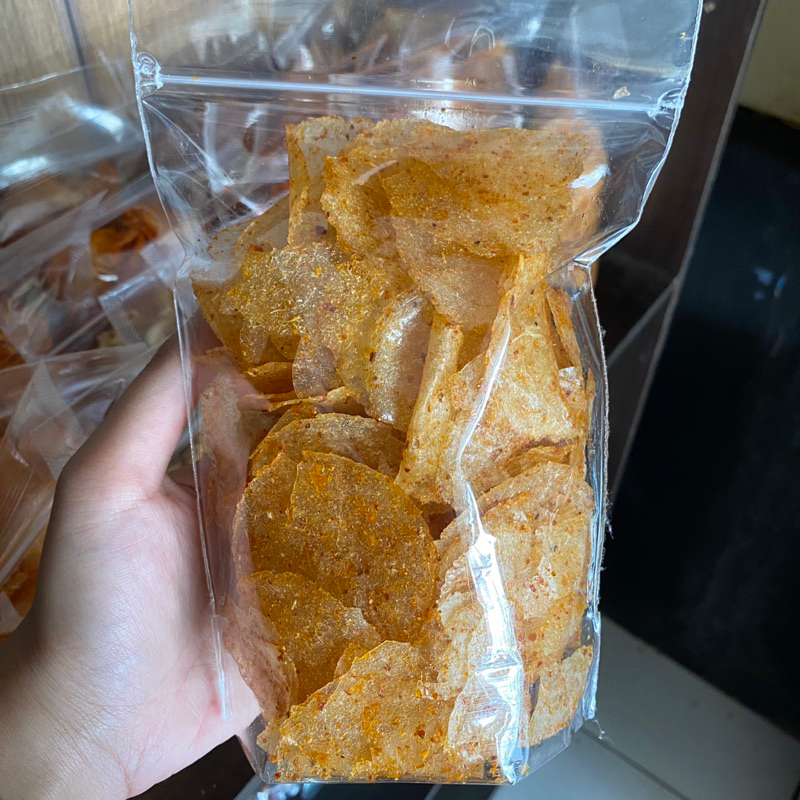 Jual Keripik Kaca Pedas Bulat Gr Shopee Indonesia