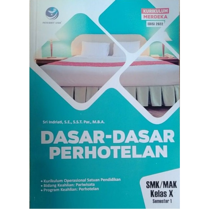 Jual Buku Dasar Dasar Perhotelan Smk Kelas X Semester 1 Kurikulum Merdeka Edisi 2022 Shopee 6901