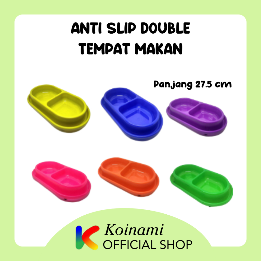 Jual Tempat Makan Anti Semut Anti Slip Double - Tempat Makan Kucing