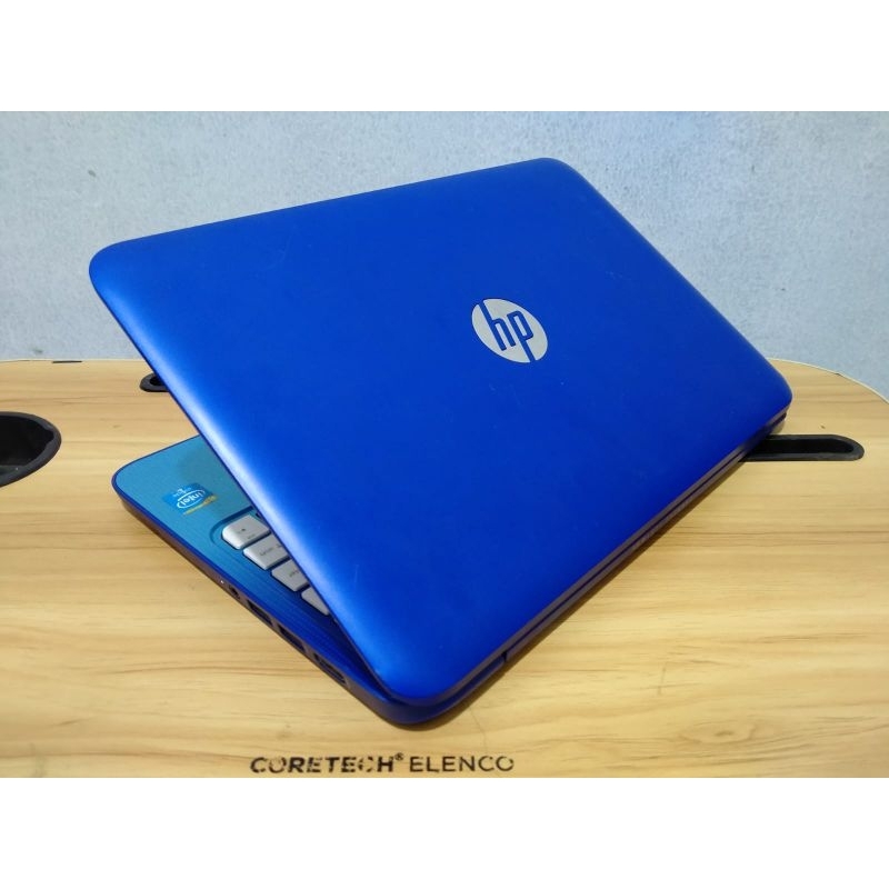 Jual Notebook hp stream biru langit intel celeron ram 2gb windows 10 ...