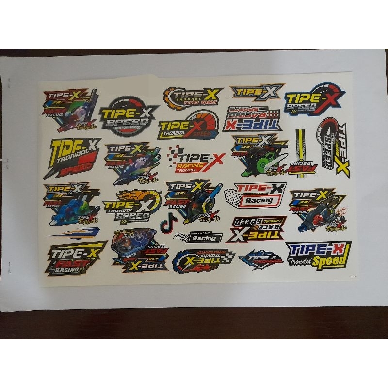Jual Tipe X Trondol Stiker Racing | Shopee Indonesia