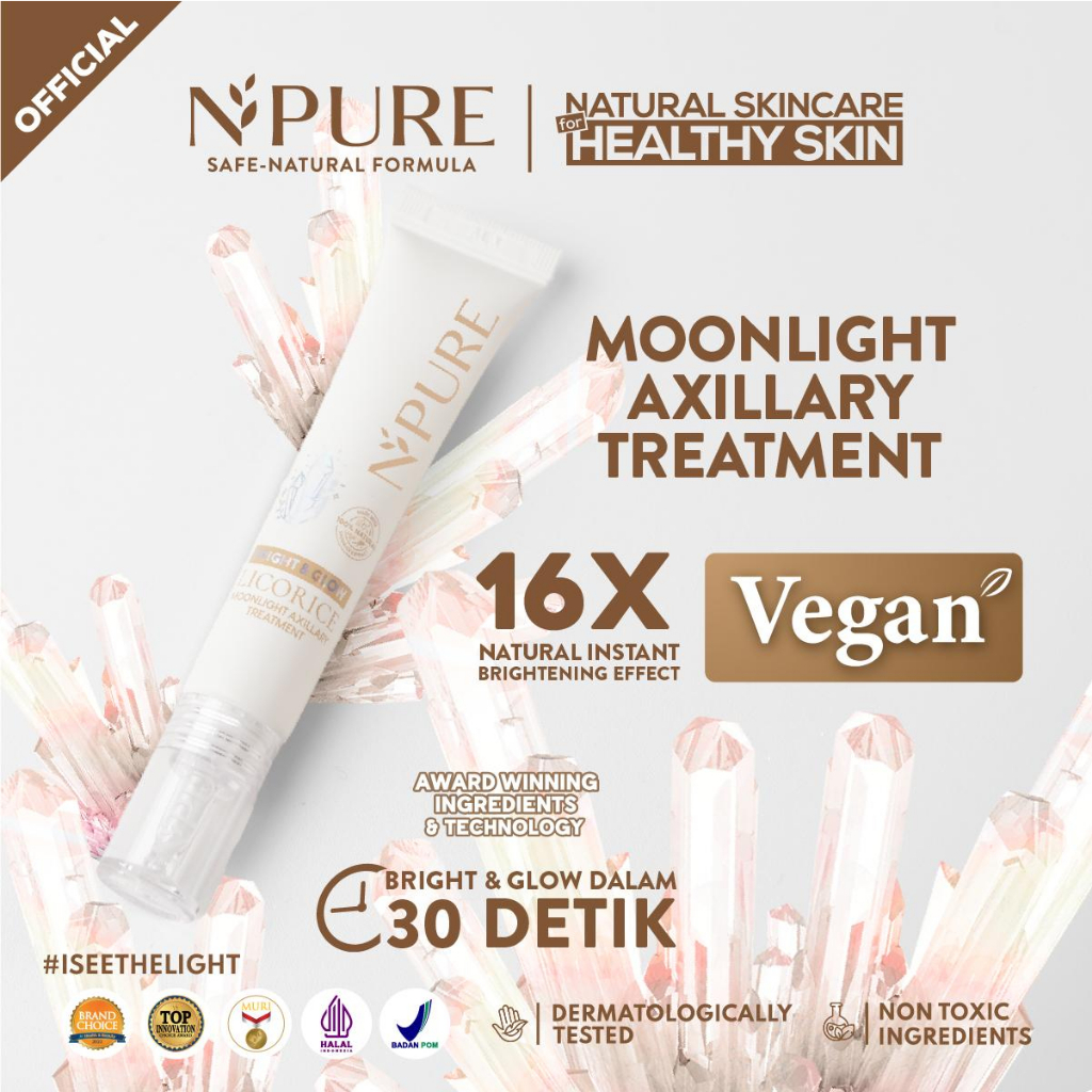 Jual NPURE Axillary Treatment Licorice/Underarm Serum/Pencerah Ketiak