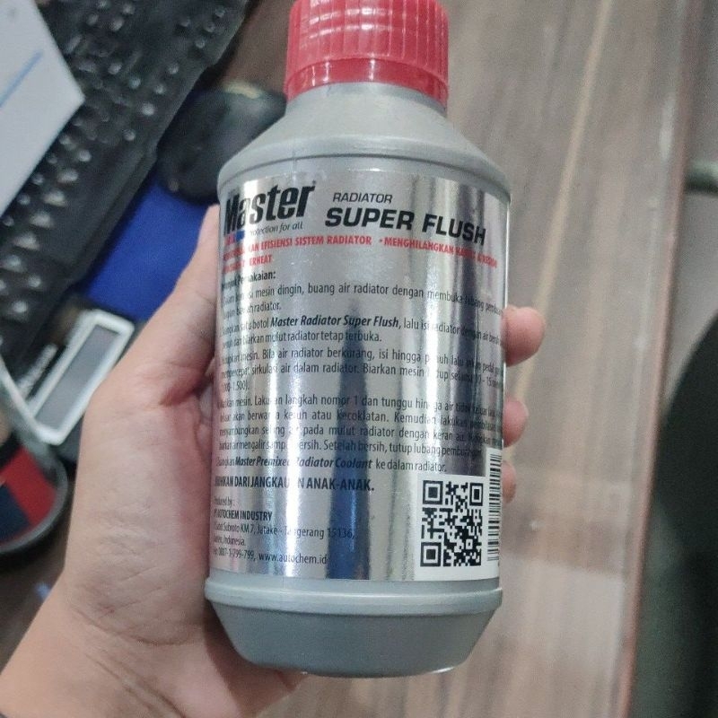 Jual MASTER RADIATOR SUPER FLUSH 300 ml untuk kuras radiator atau ...