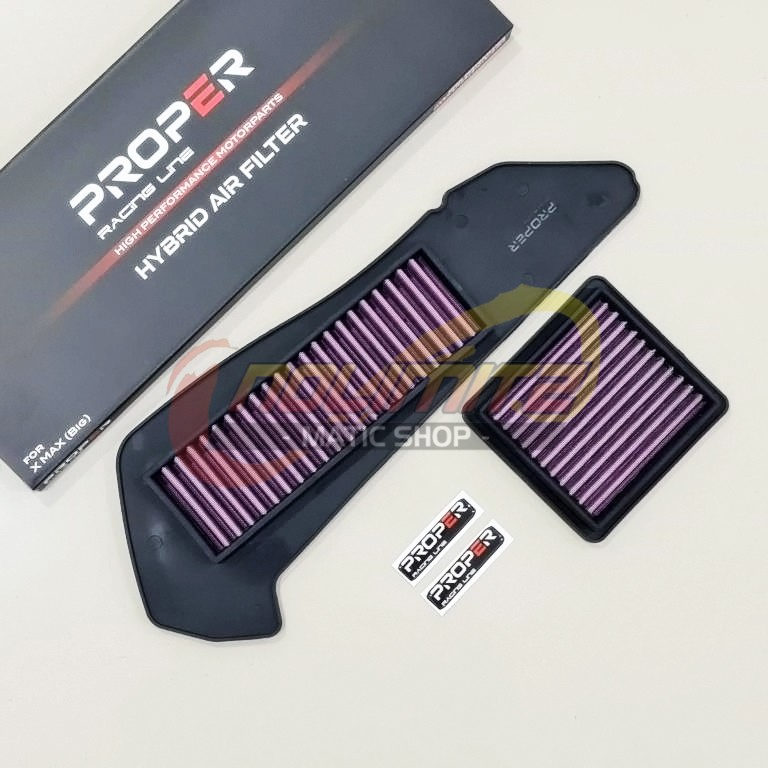 Jual Hybrid Air Filter Udara Proper Racing Line Set Cvt Yamaha Xmax Shopee Indonesia