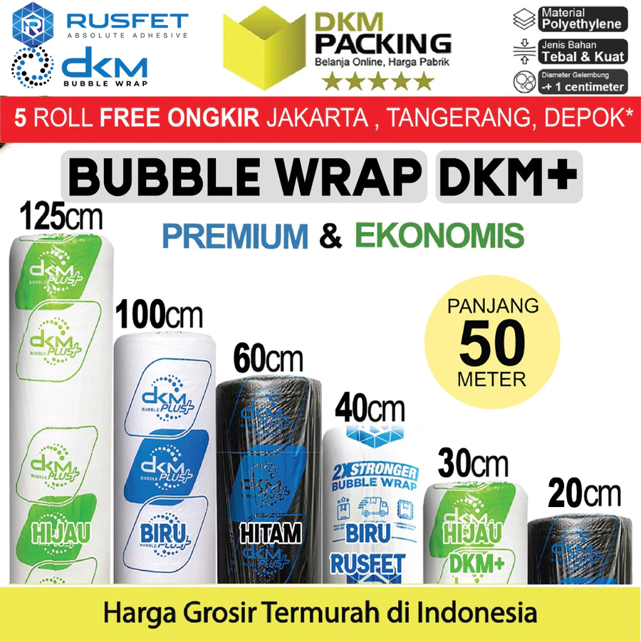 Bubble Wrap Premium Roll (50m)
