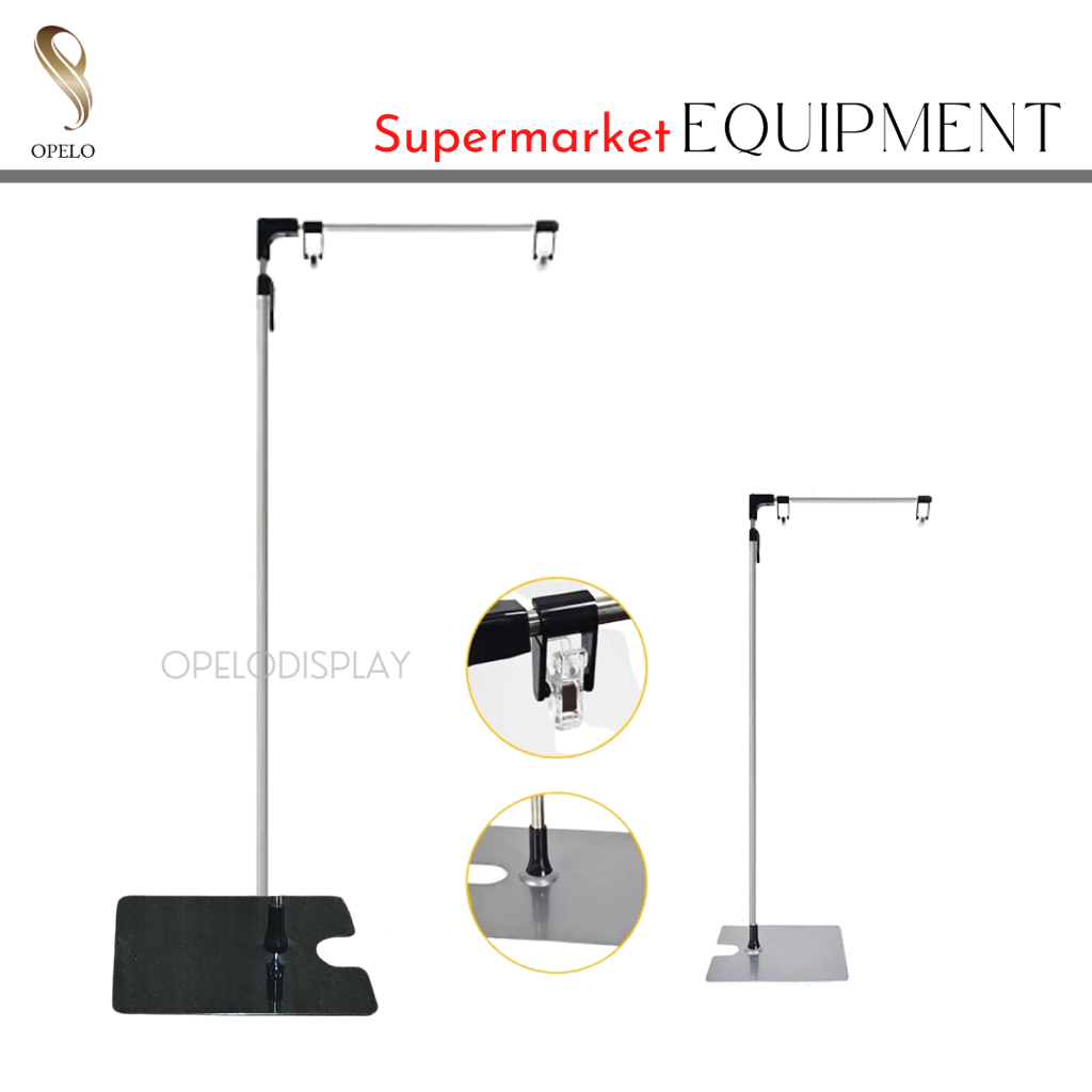 Jual POSTER FLOOR STAND 200 CM DISPLAY STAND HARGA SUPERMARKET TINGGI ...