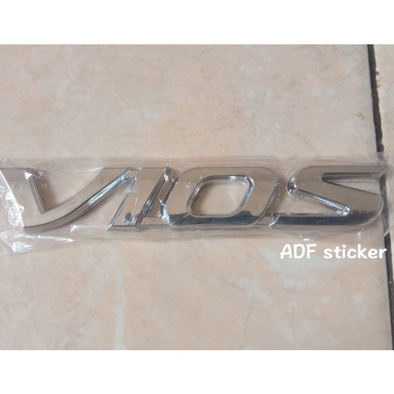 Jual Emblem Vios Emblem Toyota Vios Emblem Tulisan Vios Shopee