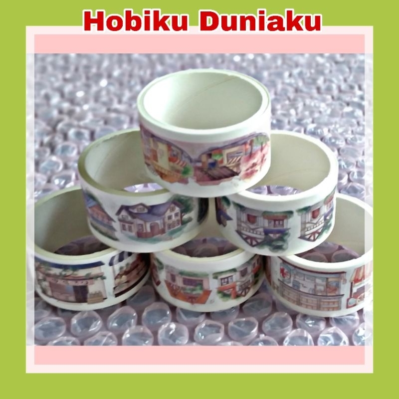 Jual Stiker Roll Kertas / Stiker Viral / Washi Tape Sticker / Selotip ...
