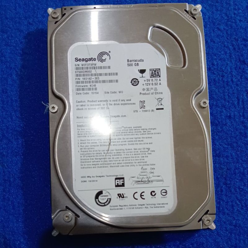 Jual Harddisk 500GB SATA Komputer 100% (NORMAL) | Shopee Indonesia