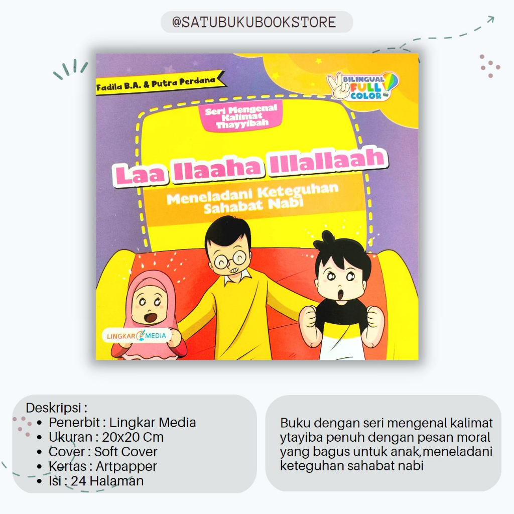 Jual Buku Anak Seri Mengenal Kalimat Thayyibah - Laa Iiaaha Illallaah ...