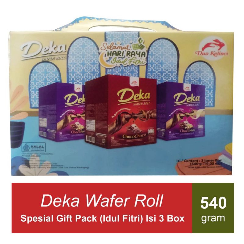 Jual Paket Deka Wafer Roll Isi Pack Edisi Lebaran Shopee Indonesia