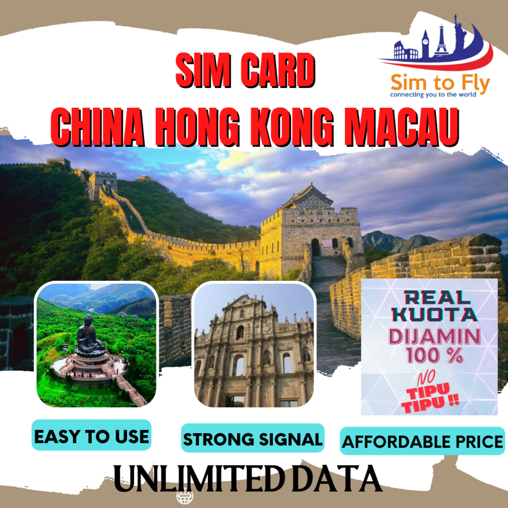 Jual SIM CARD CHINA TERBAIK UNLIMITED DATA | Shopee Indonesia