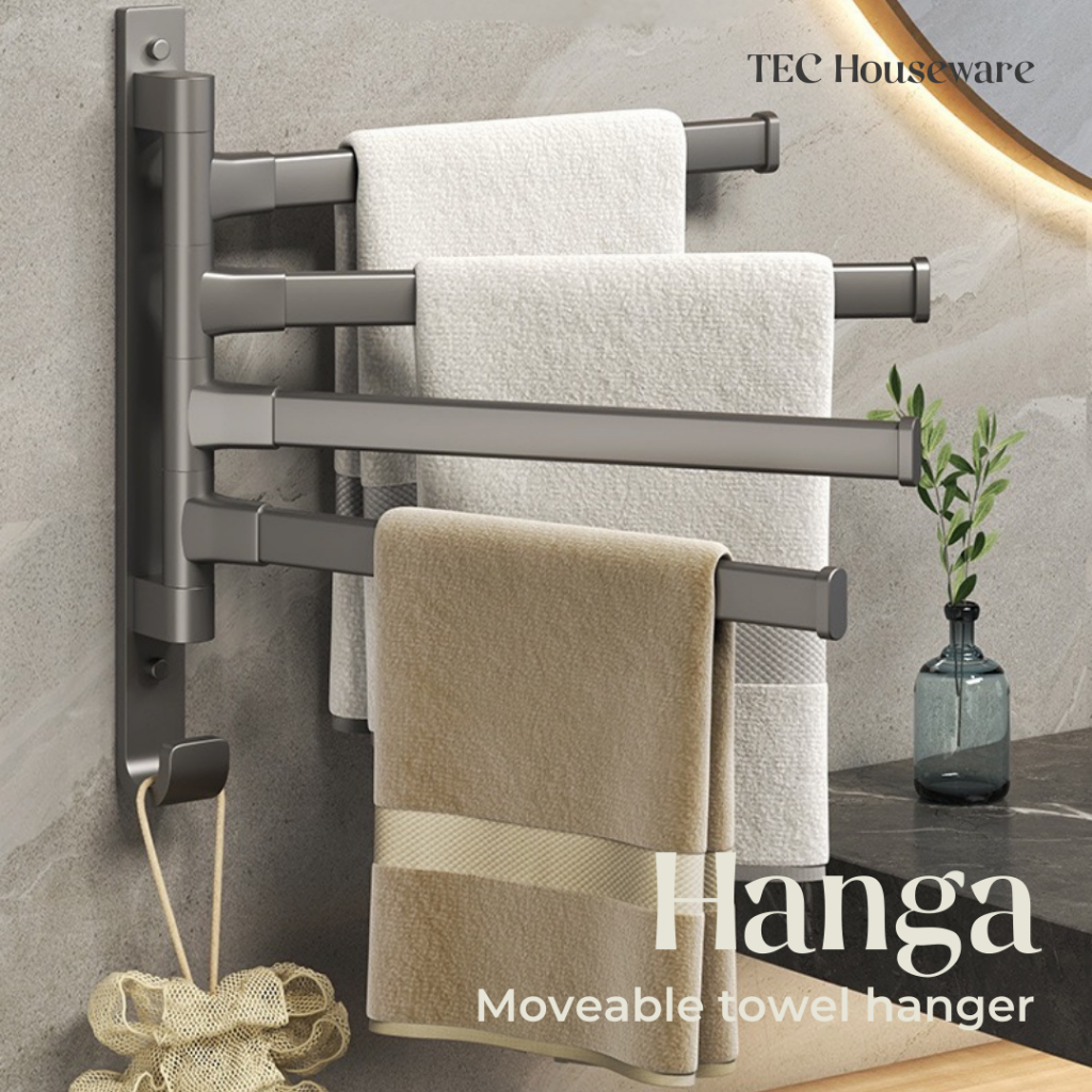 Jual Rak Gantung Organizer • TEC • HANGA Rak Gantung Handuk Model ...