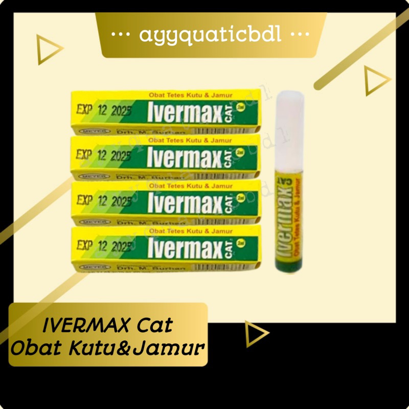 View of Jual IVERMAX - Obat Tetes Kutu Jamur Scabies Demodex Kucing Cat Flea ...