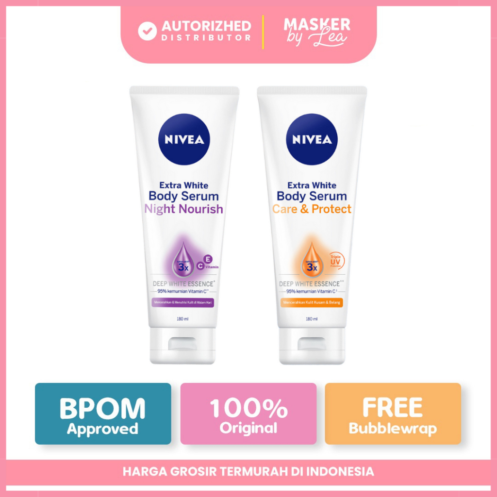 Jual Nivea Body Serum Extra White Radiant And Smooth Care Protect Triple