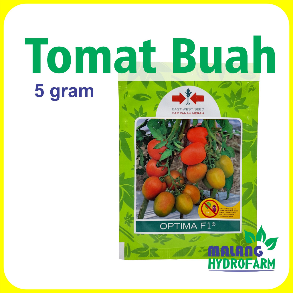 Jual Benih Tomat Buah Optima F Gram Cap Panah Merah Dataran Tinggi