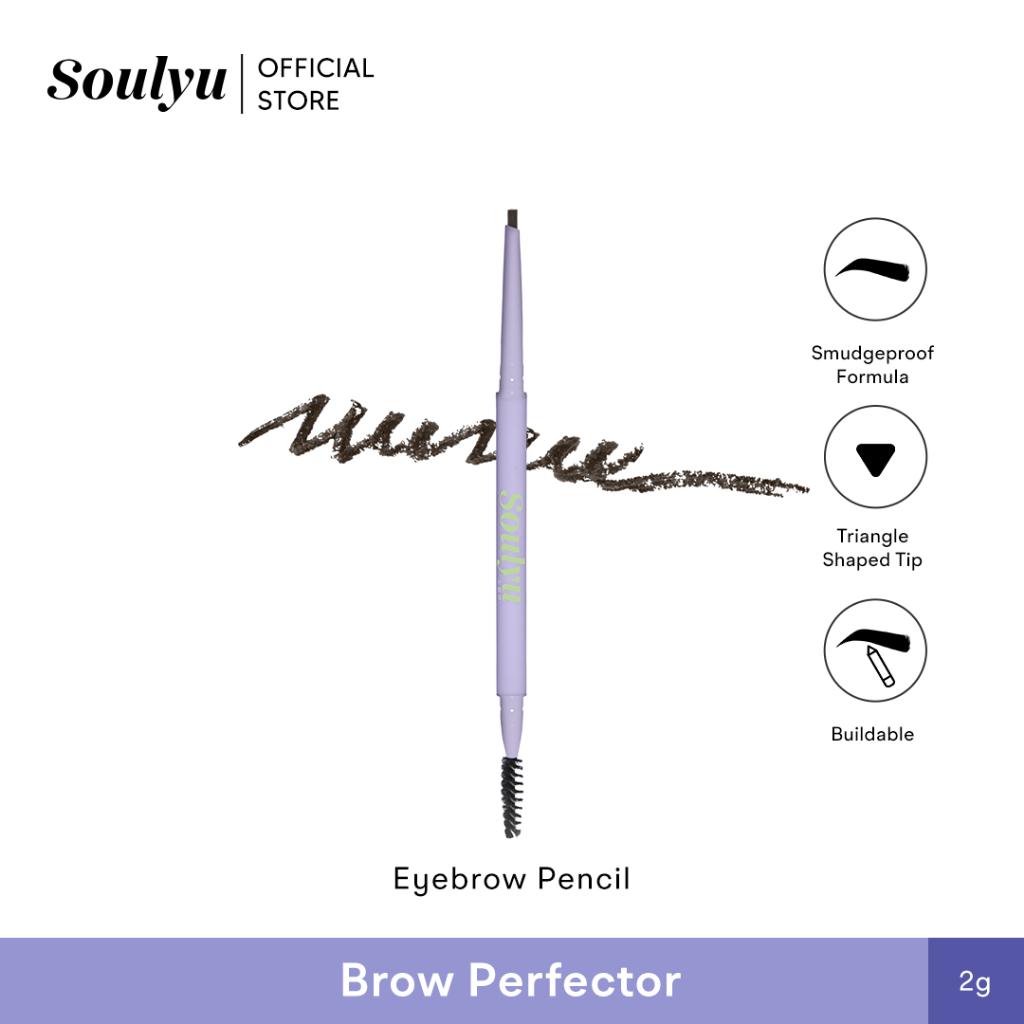 Jual SOULYU Brow Perfector MUA Approved Mechanic Eyebrow Thin Pointed