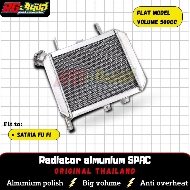 Jual Radiator Almu Almunium Alumunium Flat 500cc Raider Satria Fu Fi ...
