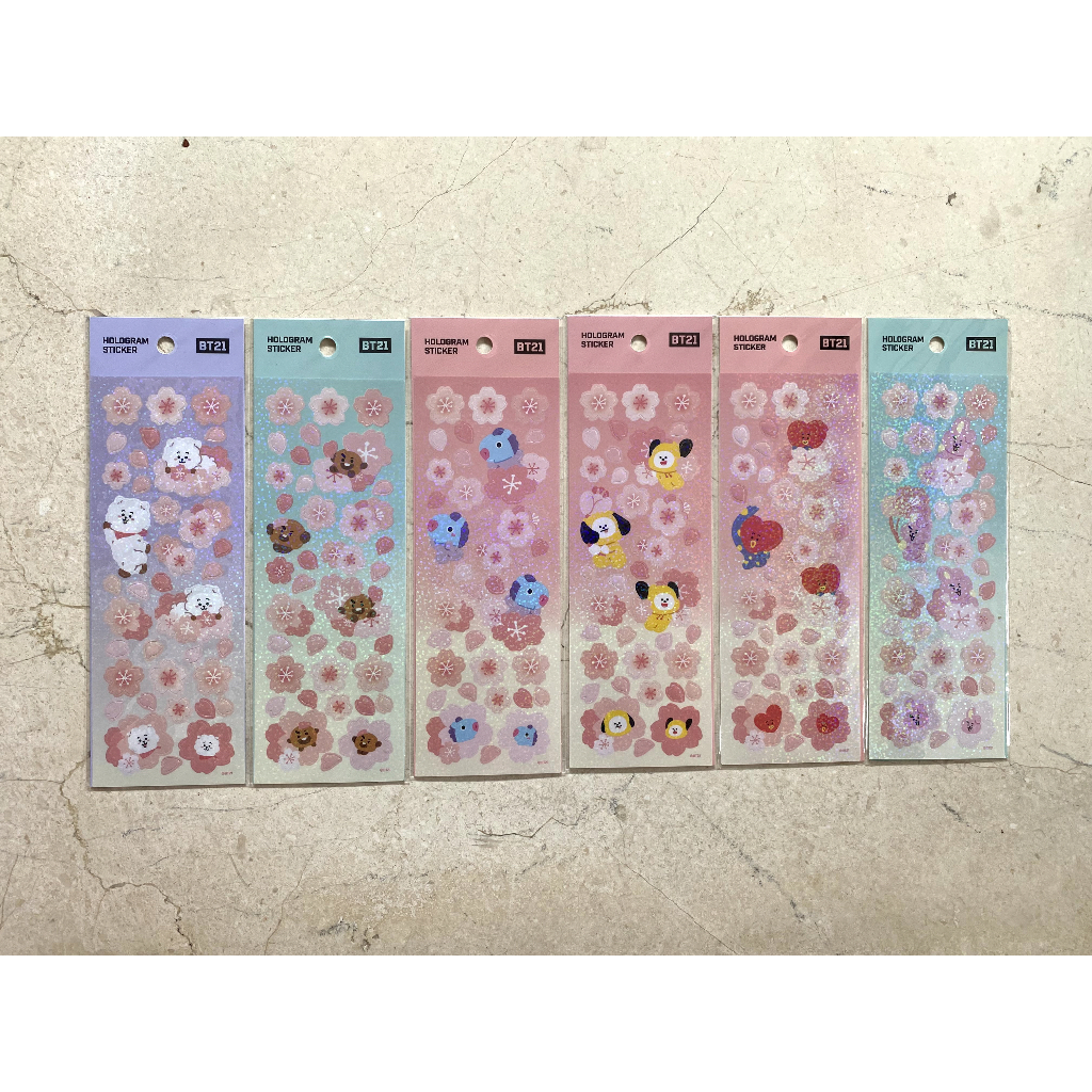 Jual [READY] HOLOGRAM STICKER BT21 BTS LINE FRIENDS | Shopee Indonesia