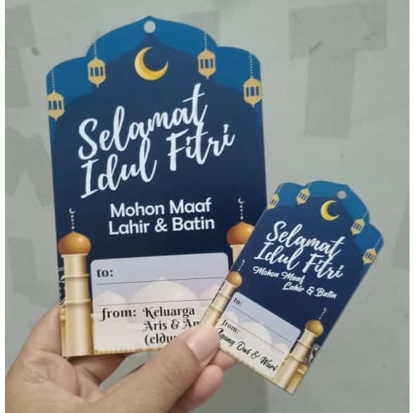 Jual TAG/KARTU UCAPAN HARI RAYA CUSTOM | Shopee Indonesia