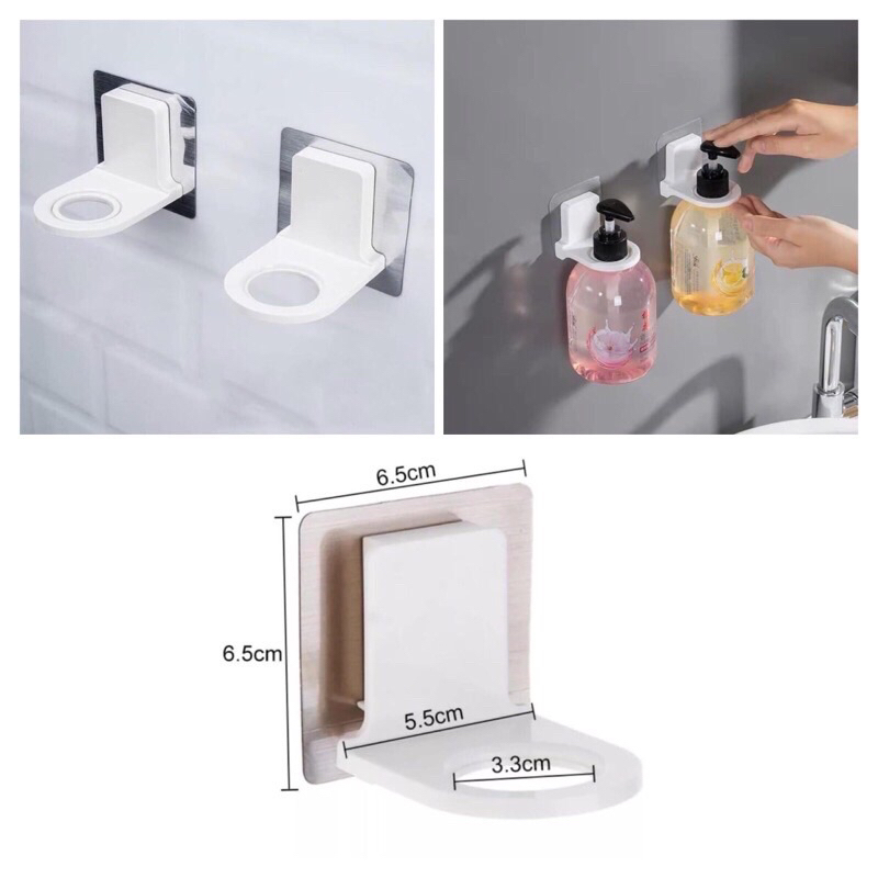 Jual Gantungan Botol Sabun Shampoo Holder Hook Gantungan Dinding
