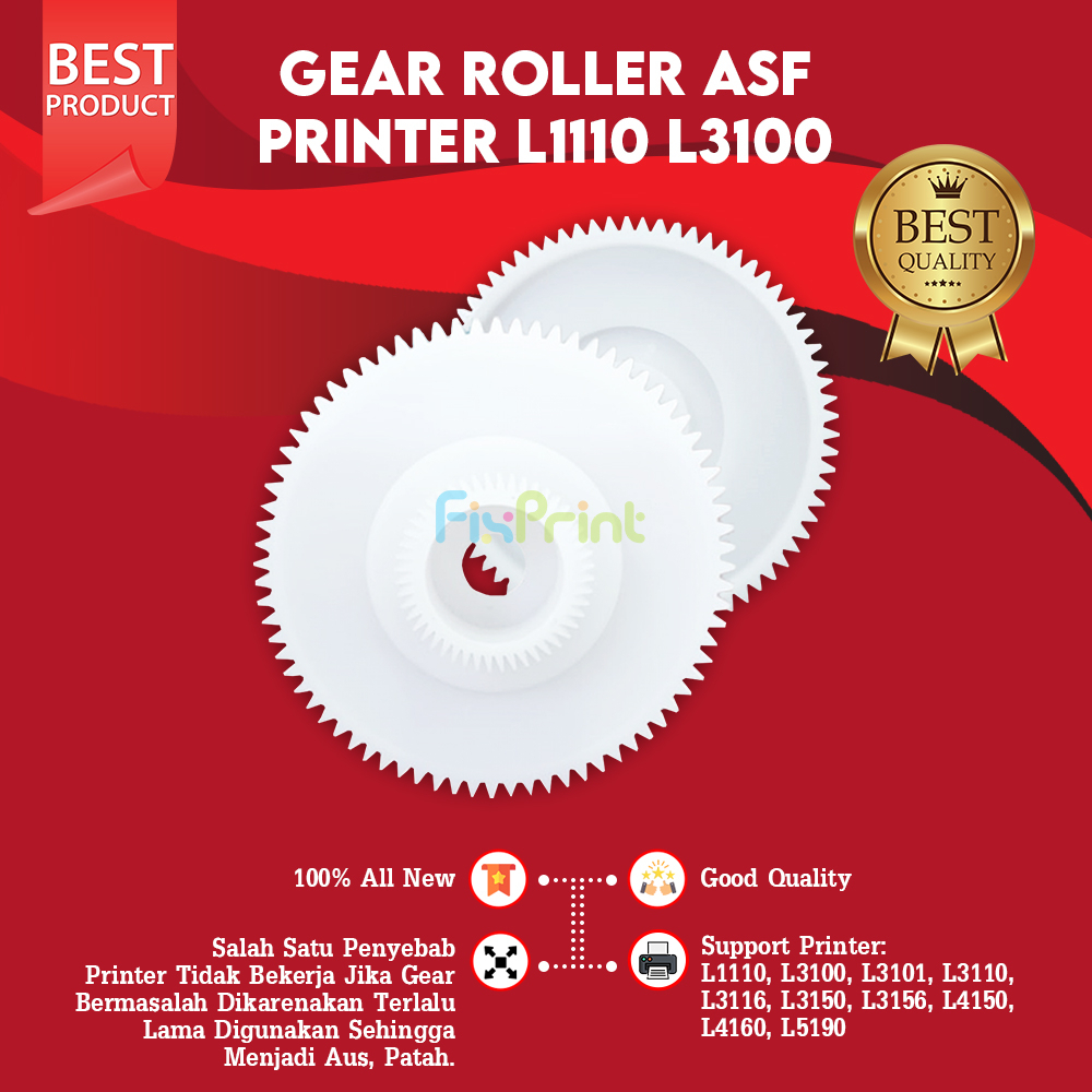 Jual Gear ASF Roller Epson L1110 L3110 Gir Roll Printer L1110 L1210 ...