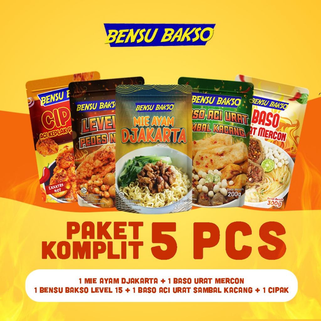 Jual Bensu Bakso Paket Komplit Shopee Indonesia