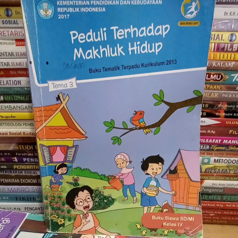 Jual Buku Tematik Terpadu Kurikulum 2013 Edisi Revisi 2017 Peduli