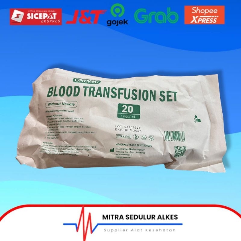 Jual Blood Transfusion Set Onemed / Blood Transfusi Onemed | Shopee ...