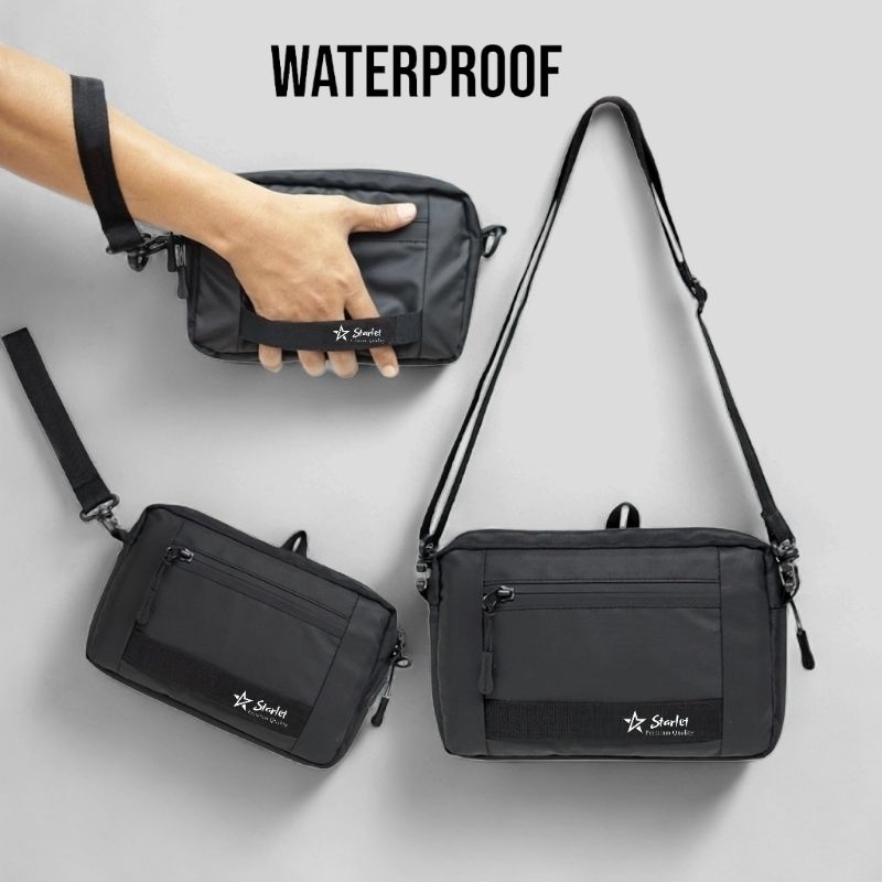 Jual Tas Selempang Pria Wanita Sling Bag Pria Waterproof Handbag ...