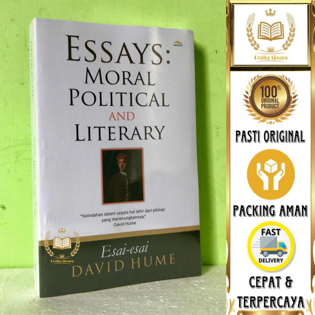 Jual Buku Essays Moral Political And Literary EsaiIEsai David Hume