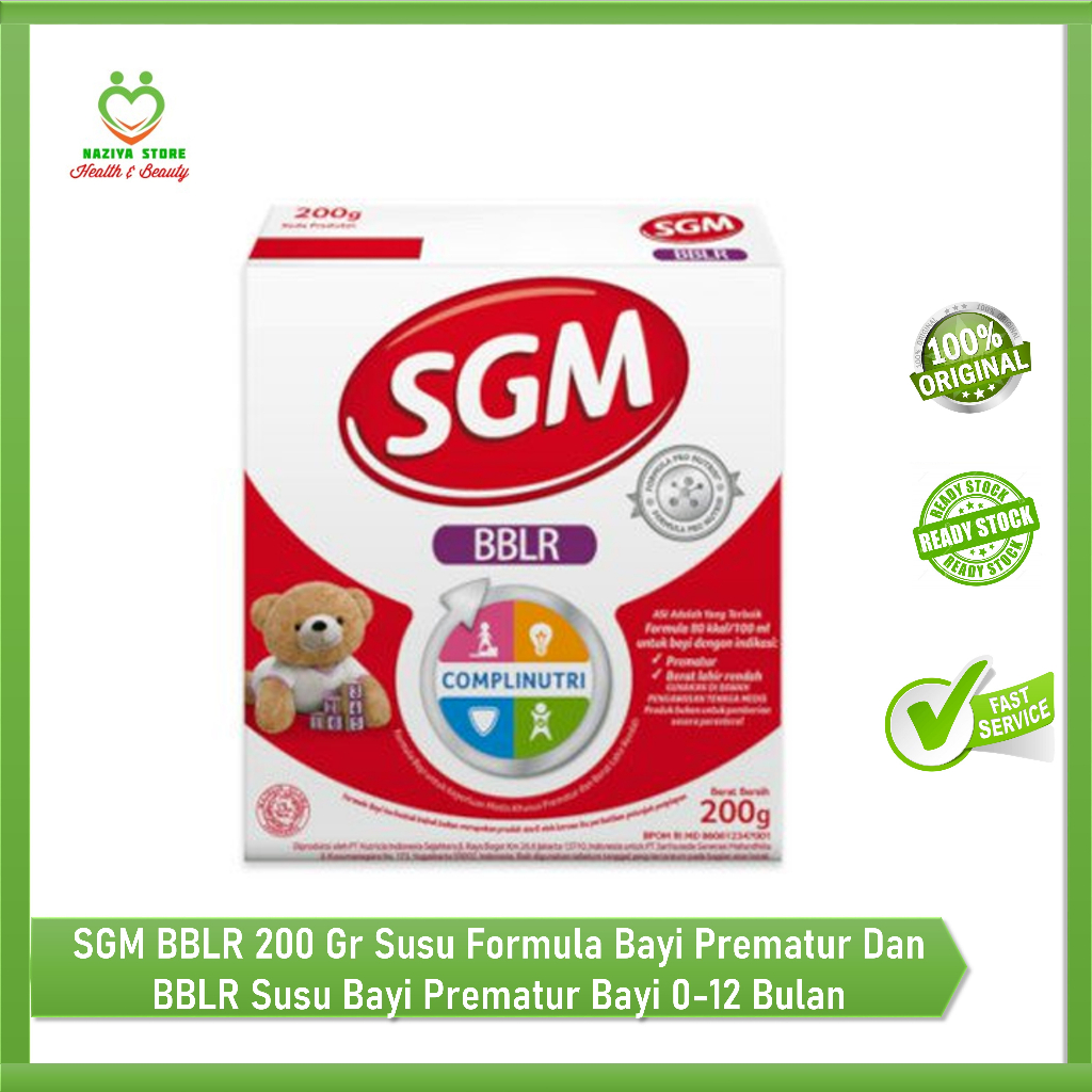 Jual SGM BBLR 200 Gr Susu Formula Bayi Prematur Dan Berat Badan Lahir