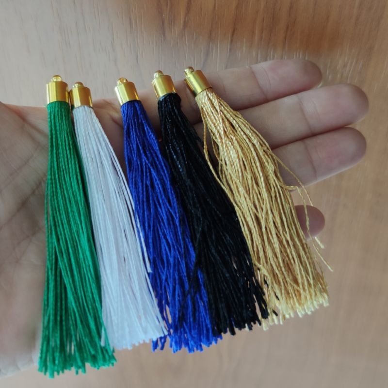 Jual Tassel rumbai tutup manik besi 9cm | Shopee Indonesia