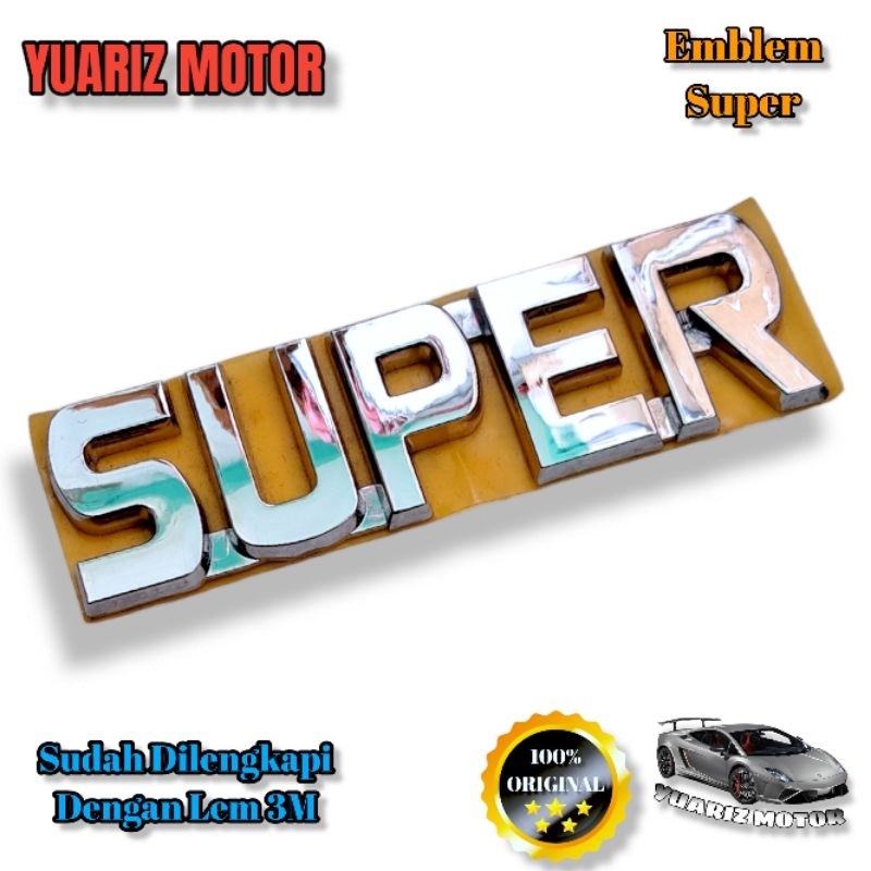 Jual Logo Emblem Tulisan Super Original Satuan Shopee Indonesia