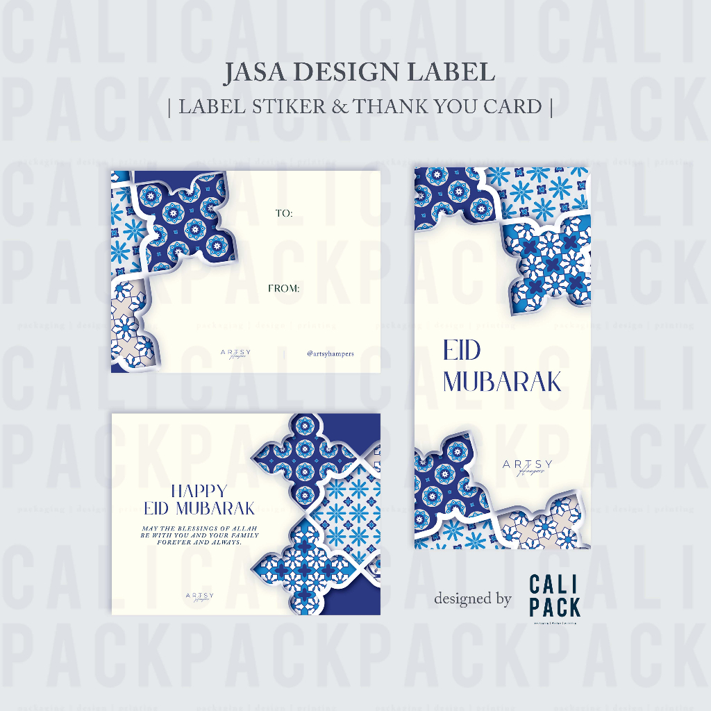 Jual Jasa Design Kartu Ucapan Label Hang Tag Card Design Stiker Kemasan Shopee Indonesia