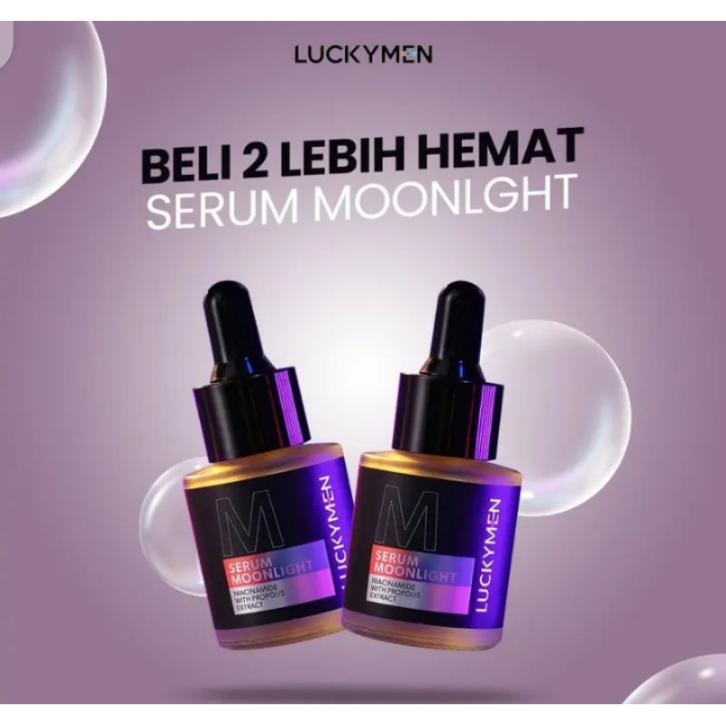 Jual Beli 2 Luckymen Serum Moonlight Serum Wajah Untuk Pria