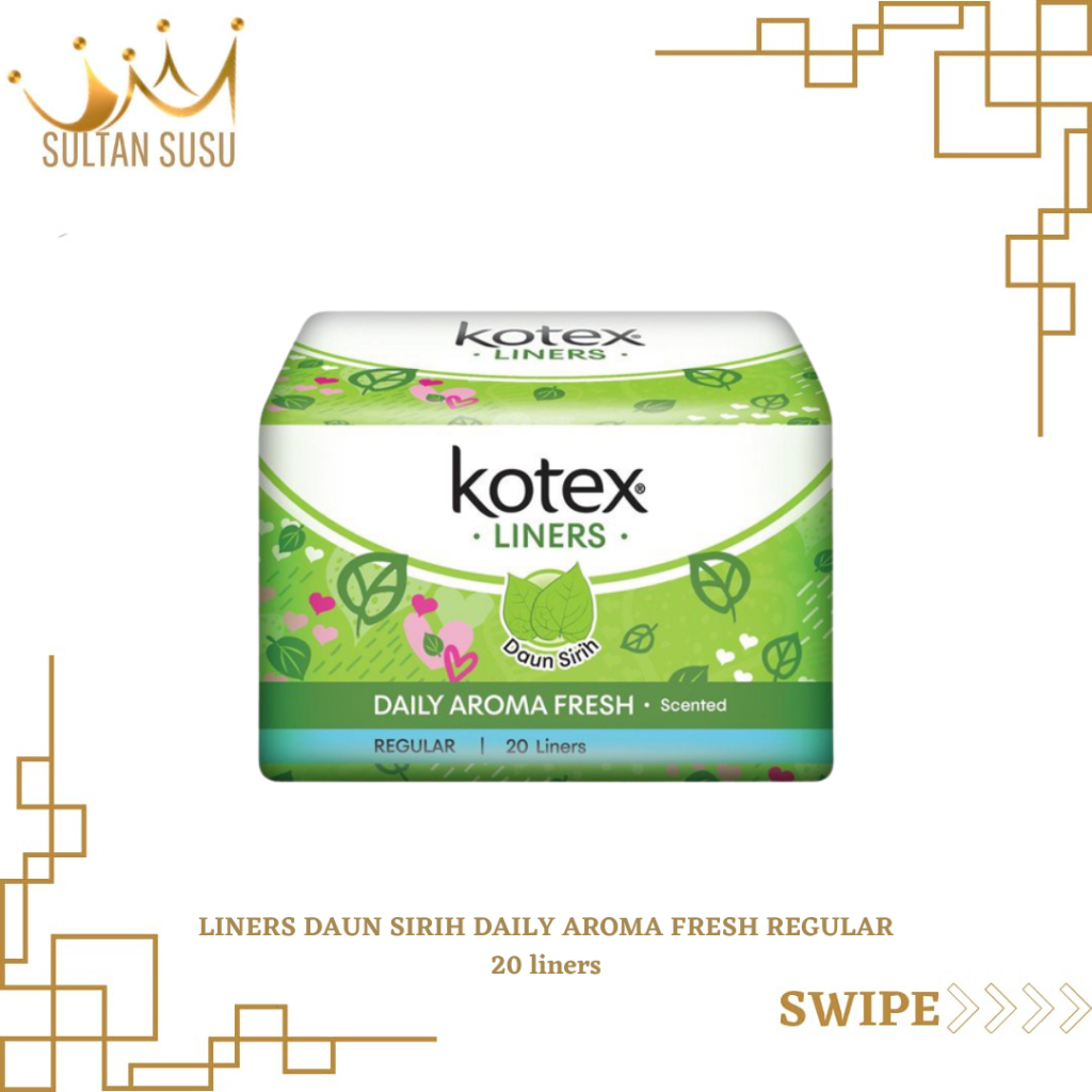 Jual Kotex Panty Liners Daun Sirih dan Aloevera Sultan Susu Shopee