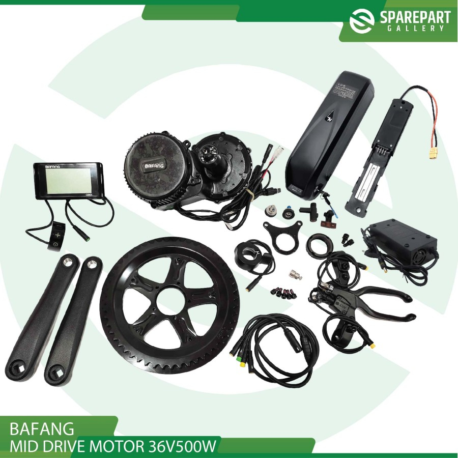 Kit Moteur Mid Drive Bafang 48V500W M325 68mm 8Fun Vélo électrique Kit De Conversion Vélo électrique